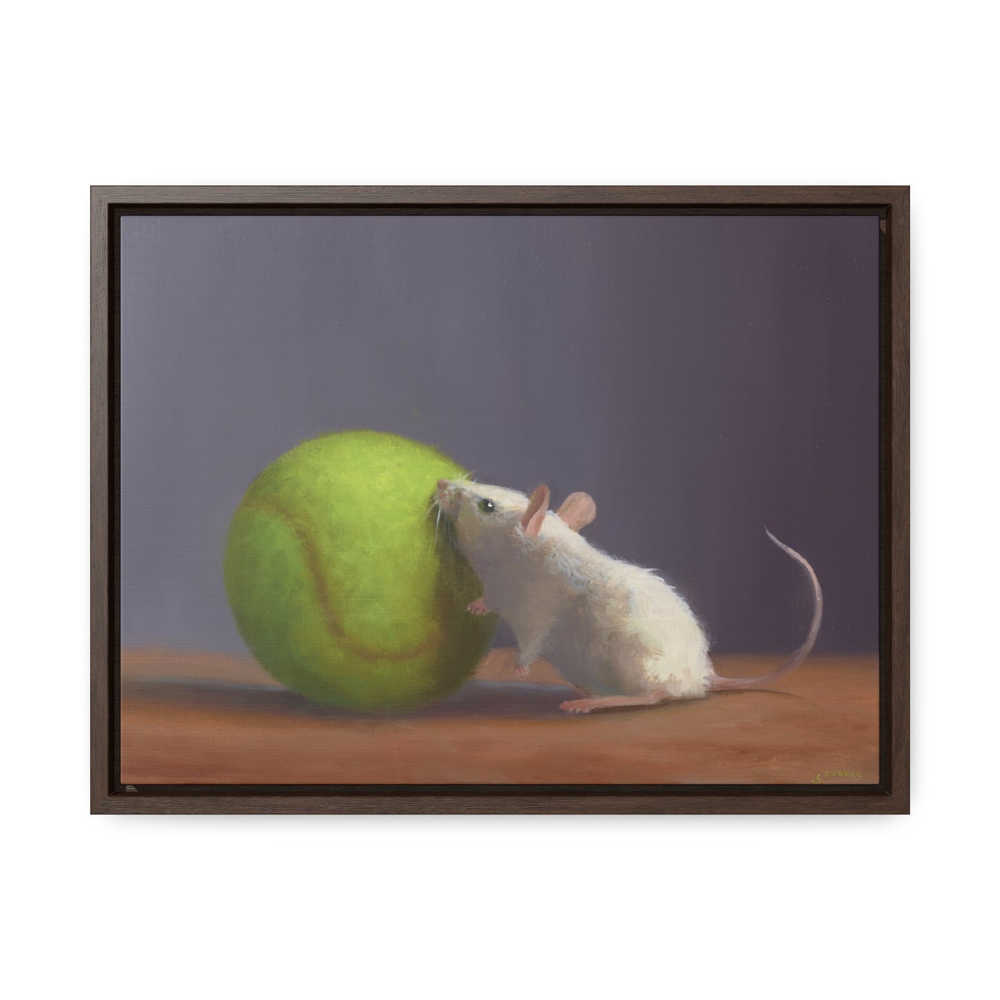 Stuart Dunkel: "Two Love" - Framed Canvas Reproduction