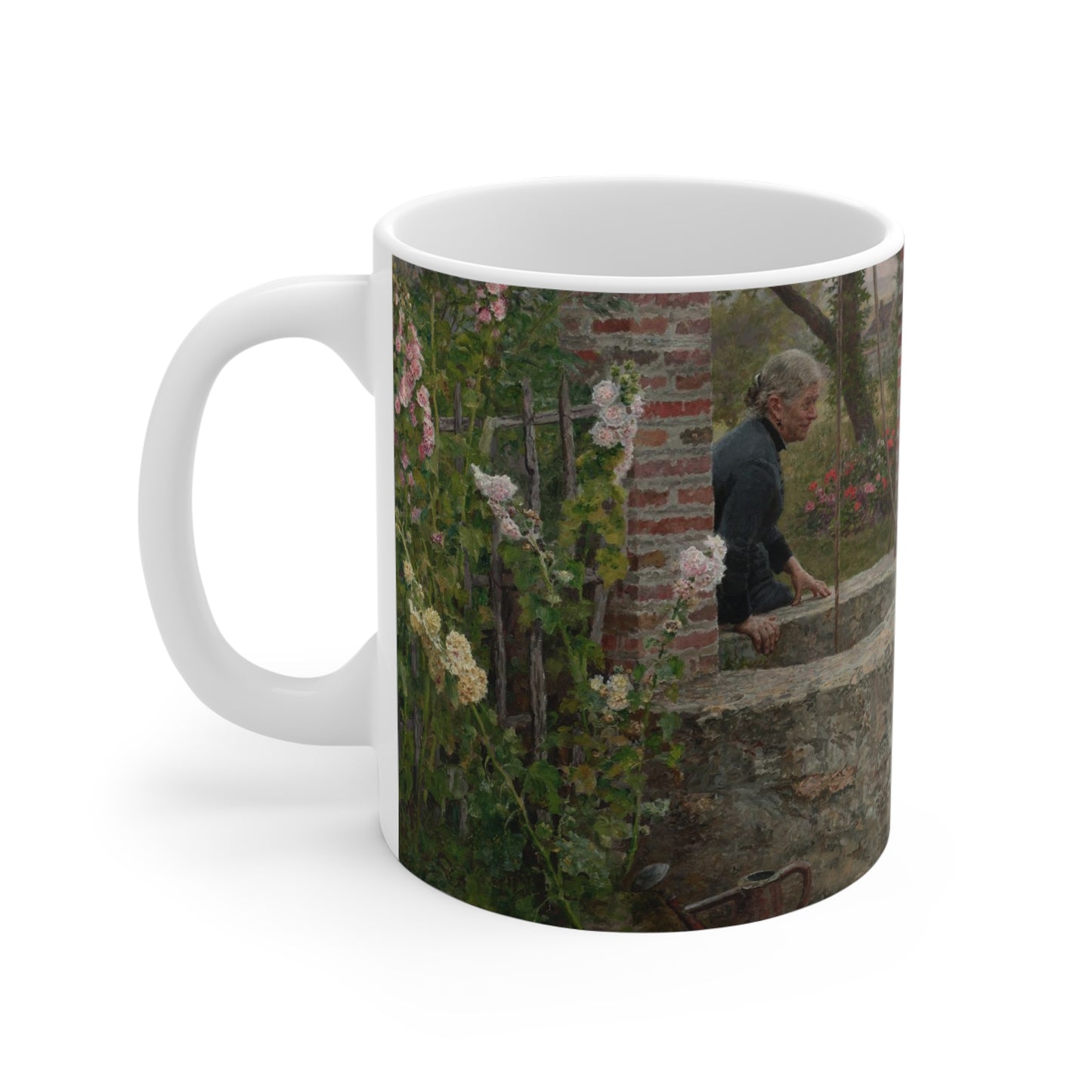 Marie Francois Firmin-Girard: "Un Puits Mitoyen" Ceramic Mug (11oz\15oz\20oz)