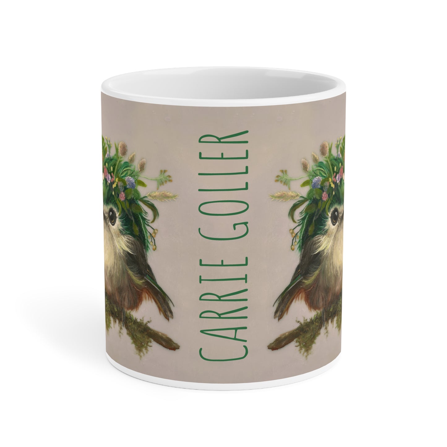 Carrie Goller: "Emerald" Ceramic Mug (11oz\15oz\20oz)