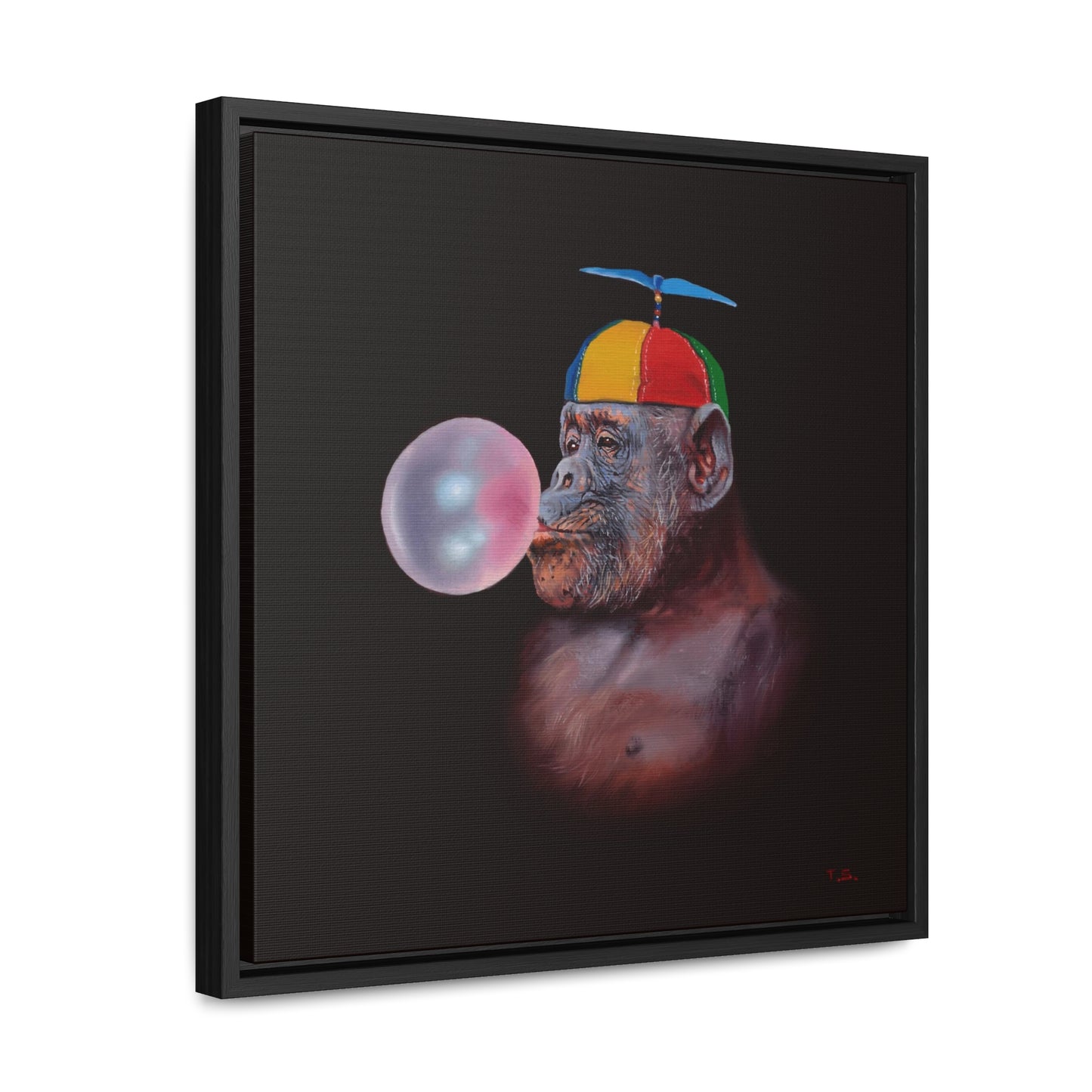 Tony South: "Inflate" - Framed Canvas Reproduction