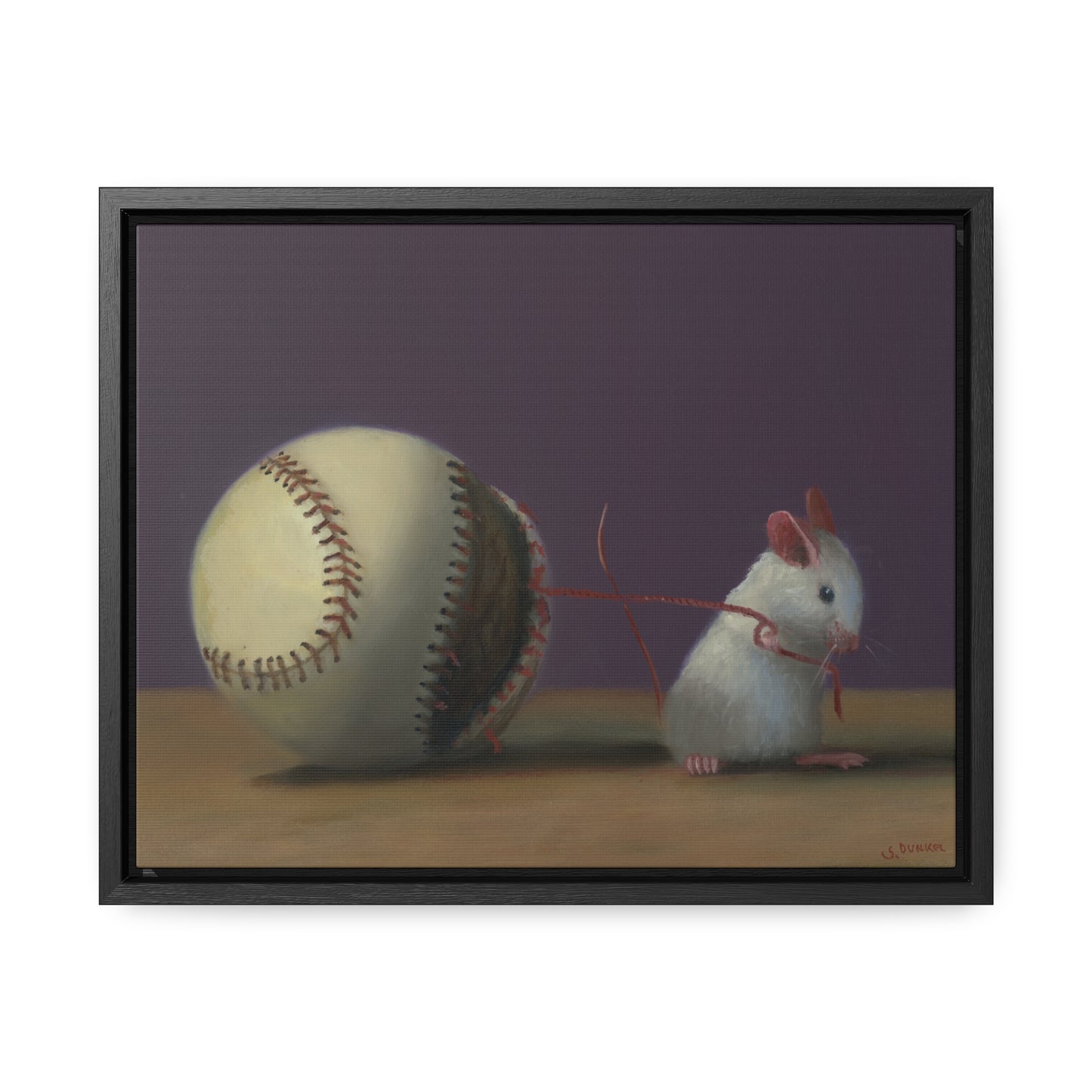 Stuart Dunkel's "Strike One" - Framed Canvas Reproduction