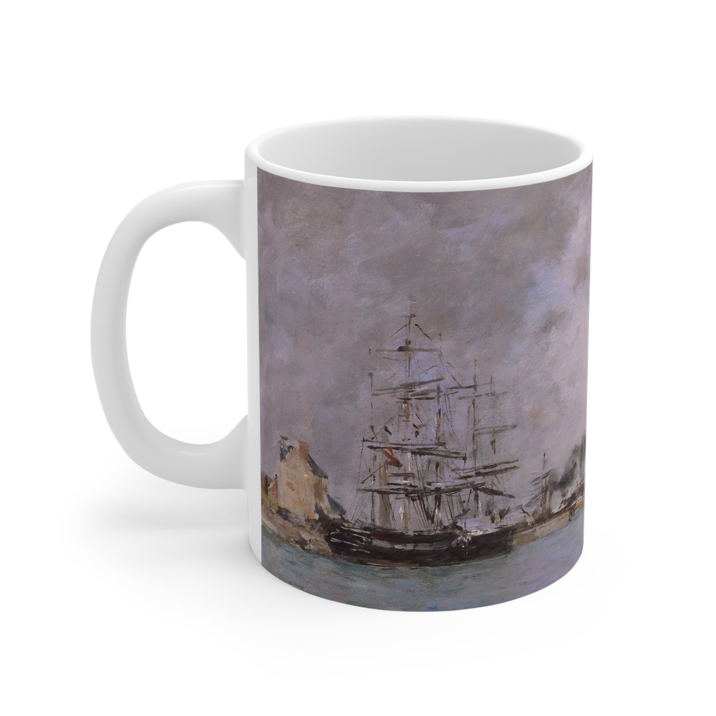Eugene Boudin: "Deauville, le bassin" Ceramic Mug (11oz\15oz\20oz)