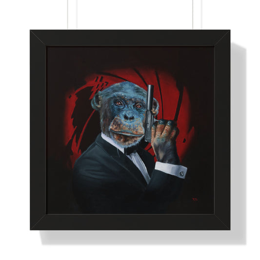 Tony South: "Shaken Not Stirred" Framed Poster