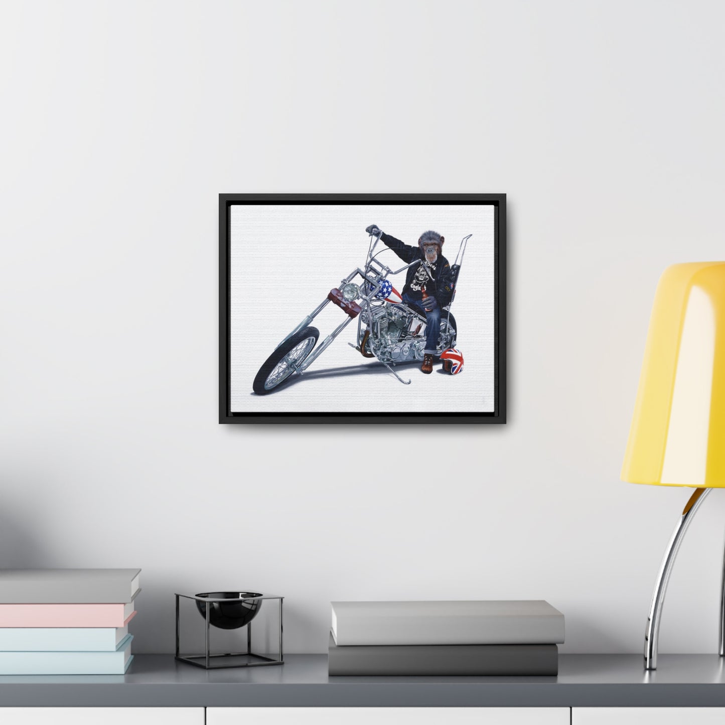Tony South: "An Englishman in New York" - Framed Canvas Reproduction