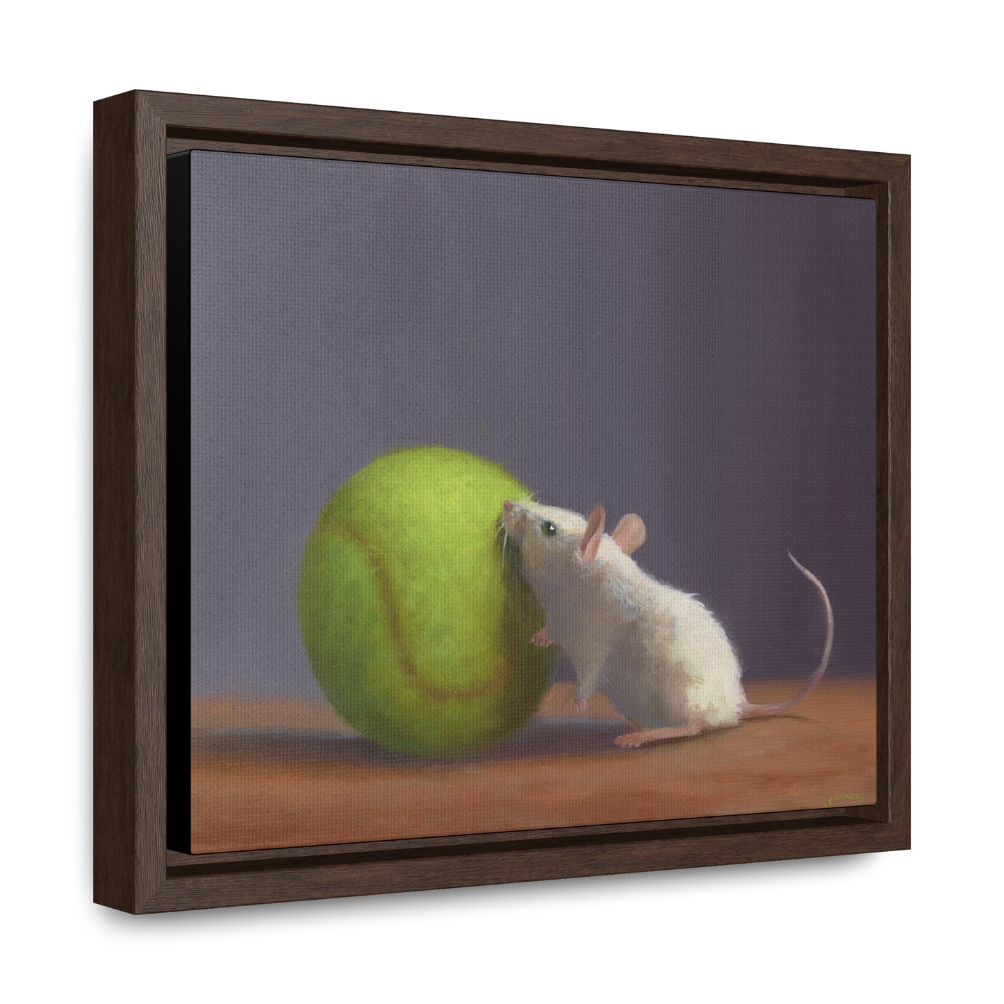 Stuart Dunkel: "Two Love" - Framed Canvas Reproduction