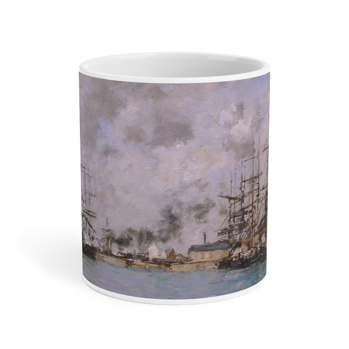 Eugene Boudin: "Deauville, le bassin" Ceramic Mug (11oz\15oz\20oz)