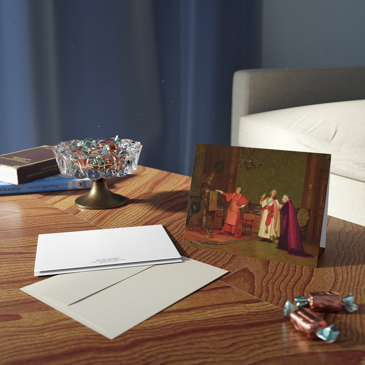 Jehan-Georges Vibert: "Peint par lui-même" Greeting cards (8, 16, and 24 pcs)
