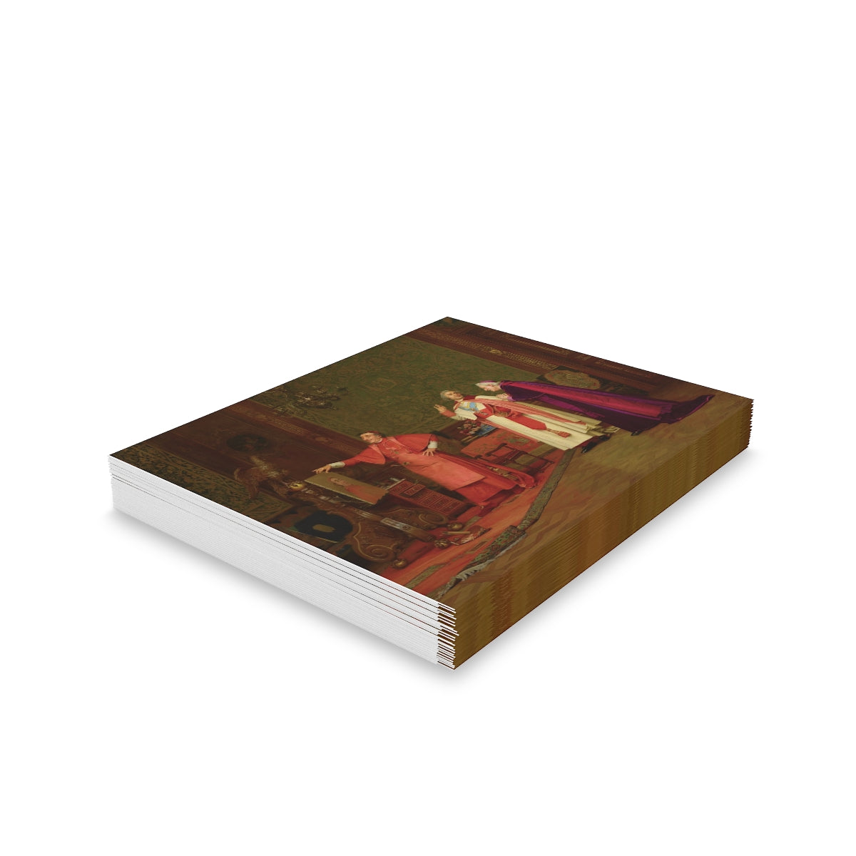Jehan-Georges Vibert: "Peint par lui-même" Greeting cards (8, 16, and 24 pcs)