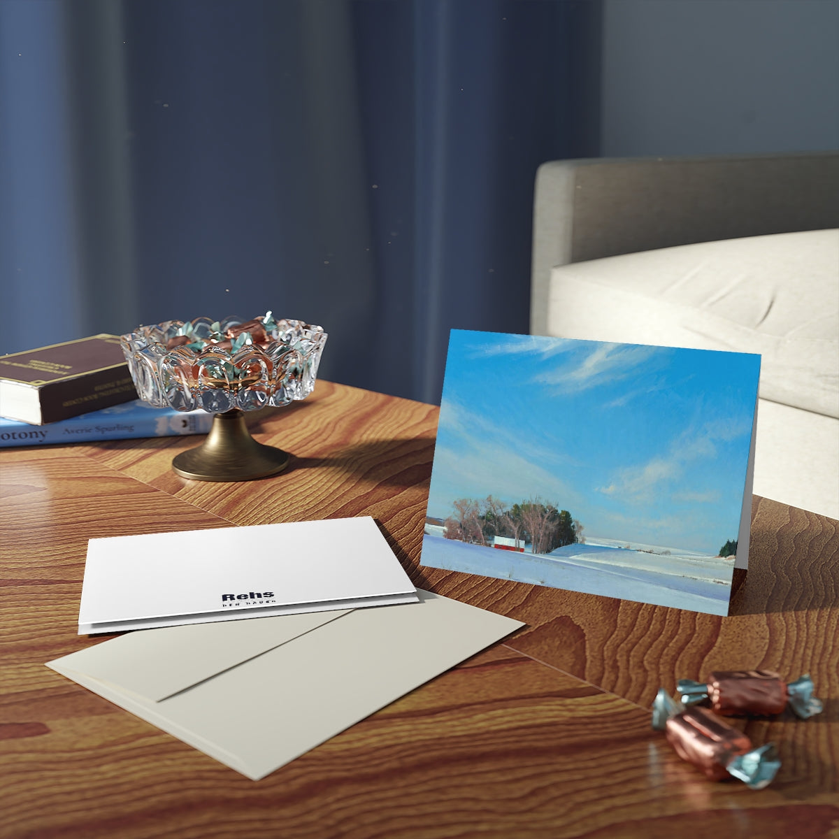 Ben Bauer: "Winter Hills of Somerset" Greeting cards (8, 16, and 24 pcs)