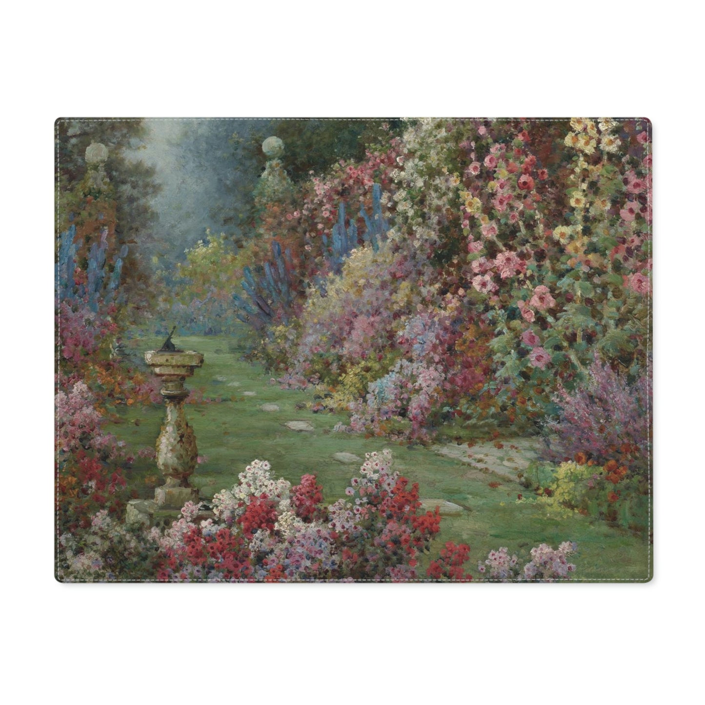 Alfred de Breanski, Jr.: "The Herbaceous Border" - Placemat, 1pc