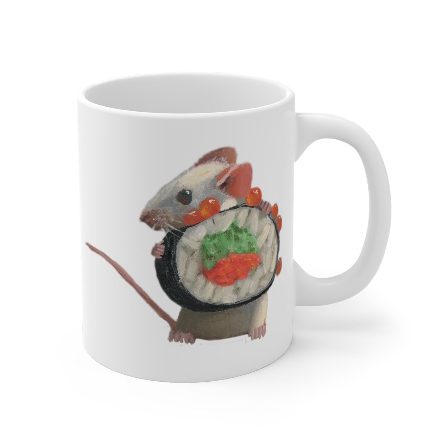 Stuart Dunkel: "Sushi Escape" Ceramic Mug (11oz\15oz\20oz)