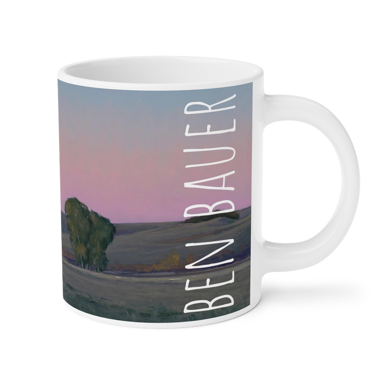 Ben Bauer: "Moonrise in Lowry, MN" Ceramic Mug (11oz, 15oz, 20oz)