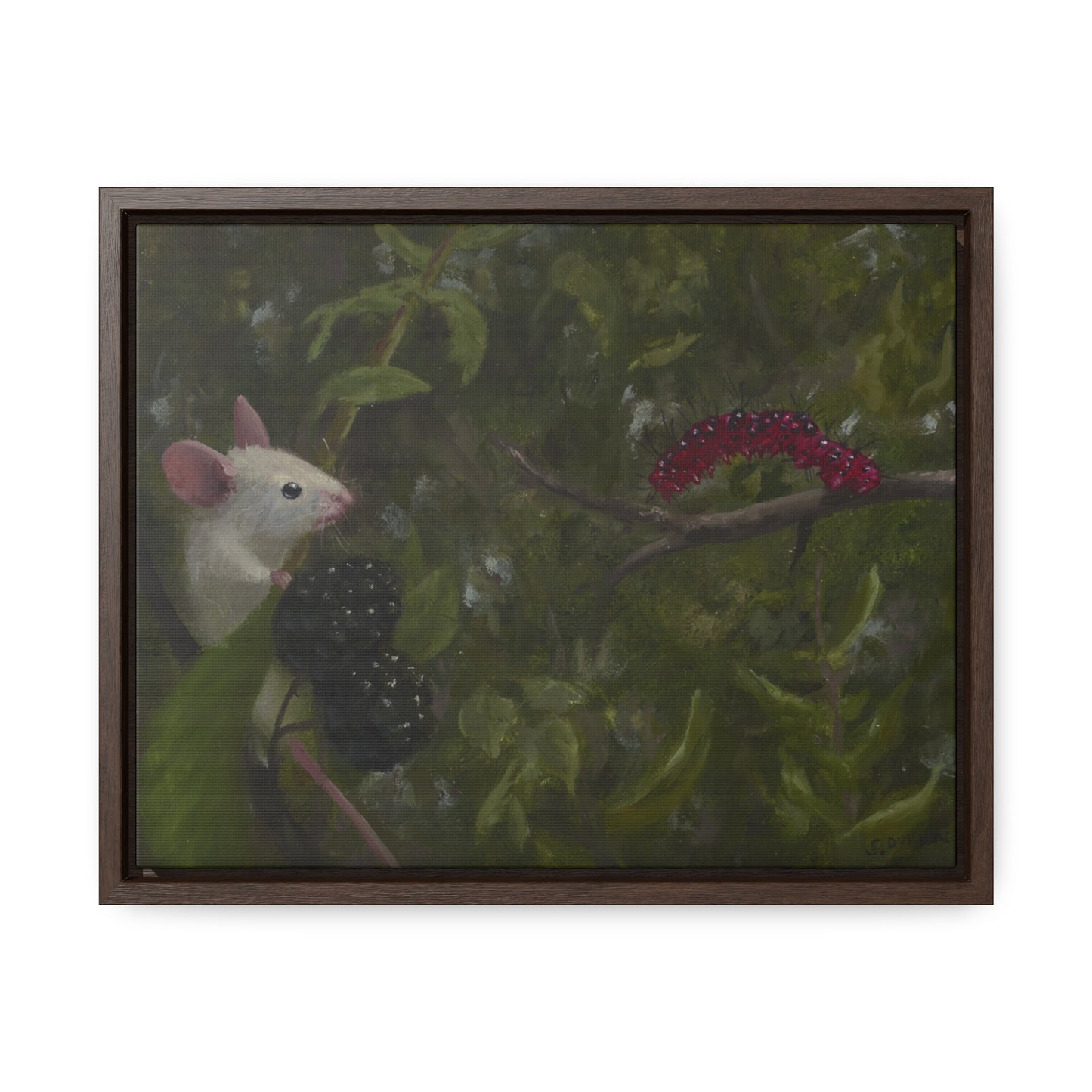 Stuart Dunkel: "Rivals" - Framed Canvas Reproduction