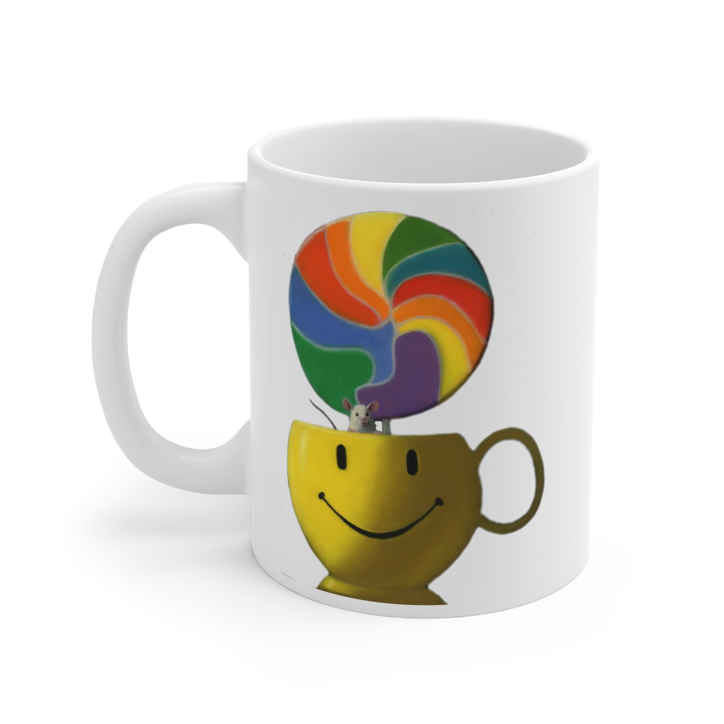 Stuart Dunkel: "Be Happy" Ceramic Mug (11oz\15oz\20oz)