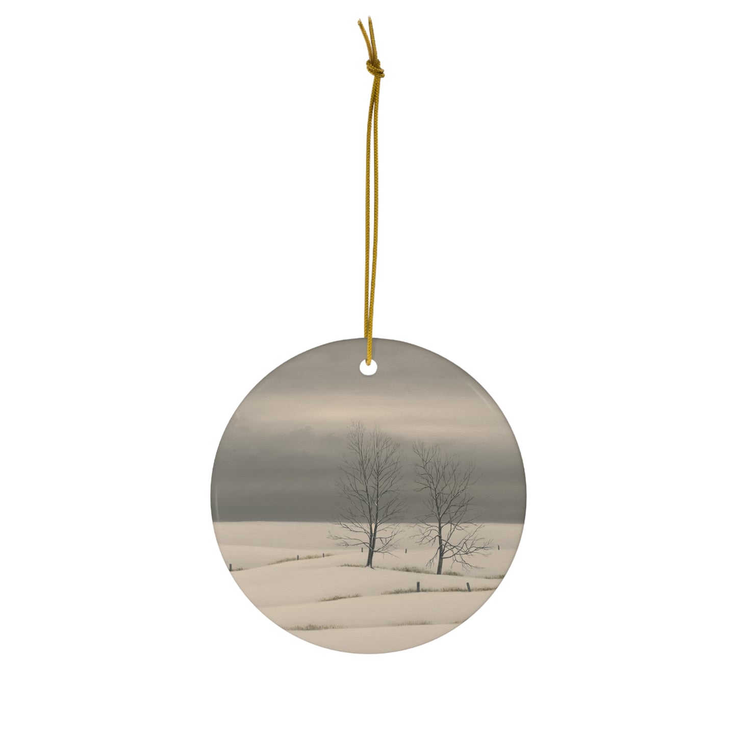 Gail Descoeurs: "Silence" - Holiday Ornament