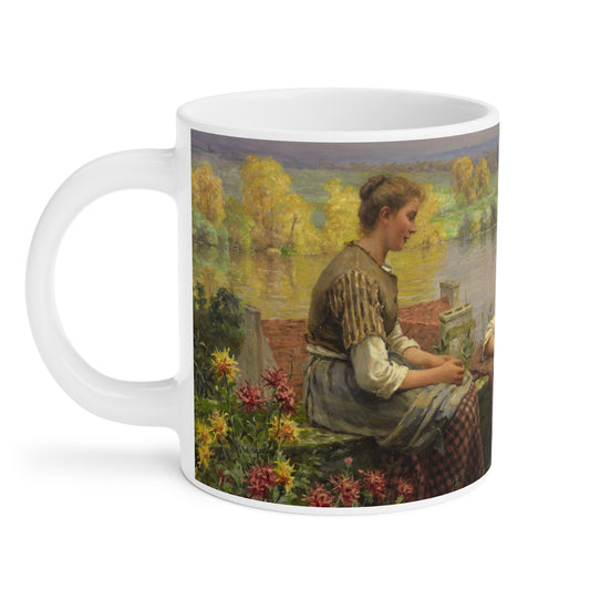 Daniel Ridgway Knight: "Gossips" Ceramic Mug (11oz\15oz\20oz)