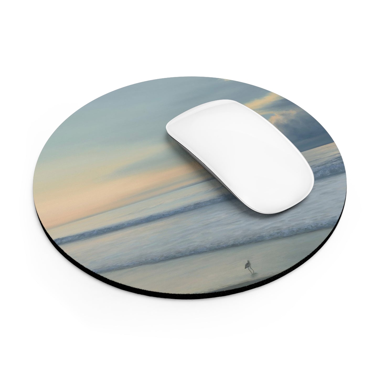 Gail Descoeurs: "The Sea and the Sandpiper" – Mouse Pad