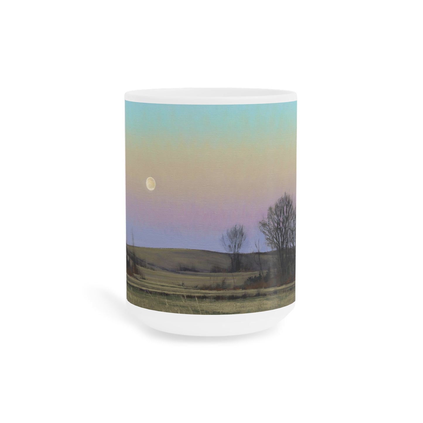 Ben Bauer: "Minnesota Glacial Lakes Area at Dusk" Ceramic Mug (11oz, 15oz, 20oz)