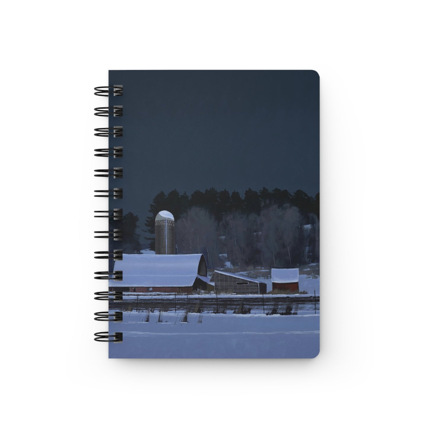 Ben Bauer: "Moonset, 7 Minutes to Sun Upt" - Spiral Bound Journal