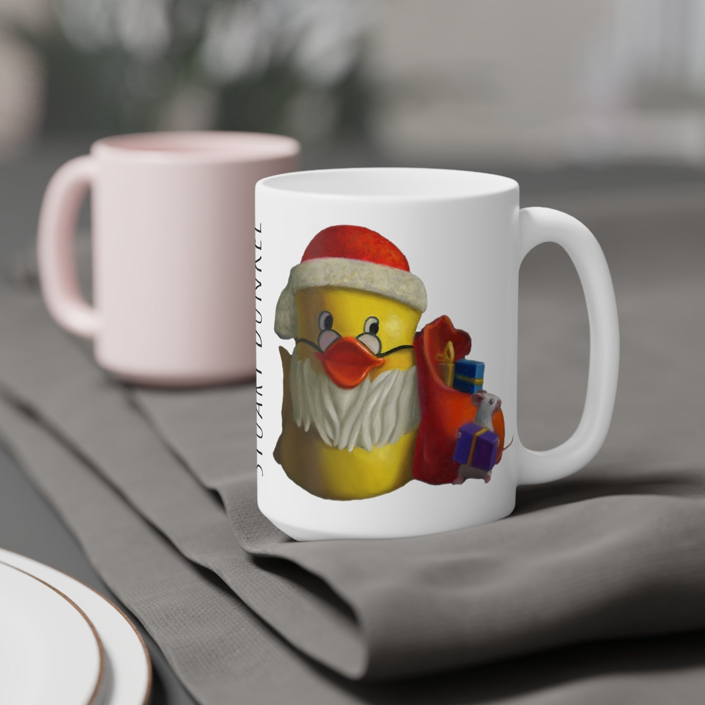 Stuart Dunkel: "Santa's Helper" Ceramic Mug (11oz\15oz\20oz)