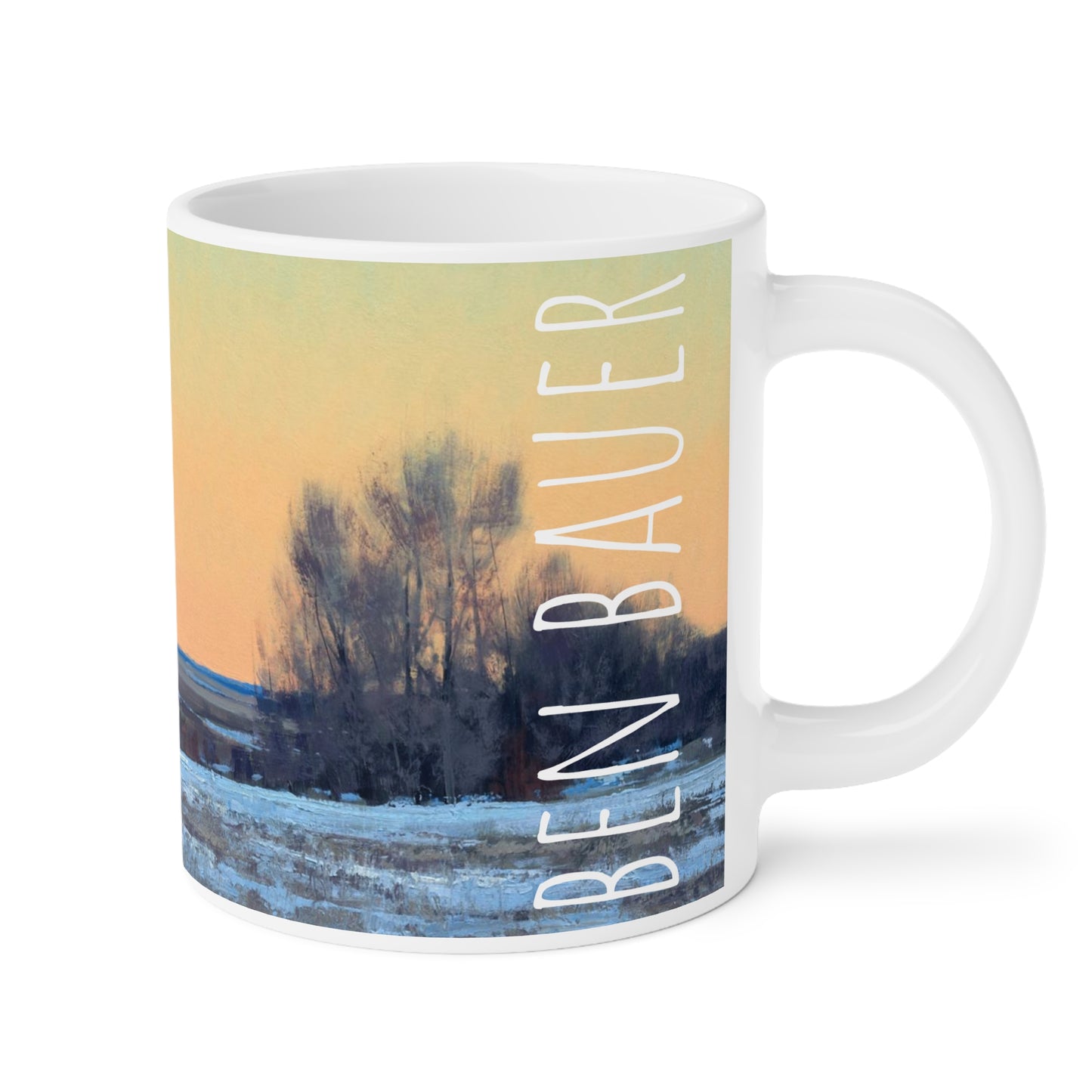 Ben Bauer: "Late Afternoon in March, Lowry, MN" Ceramic Mug (11oz, 15oz, 20oz)