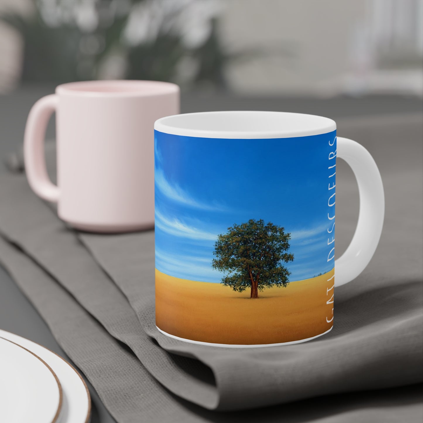 Gail Descoeurs: "Field of Gold" Ceramic Mug (11oz\15oz\20oz)