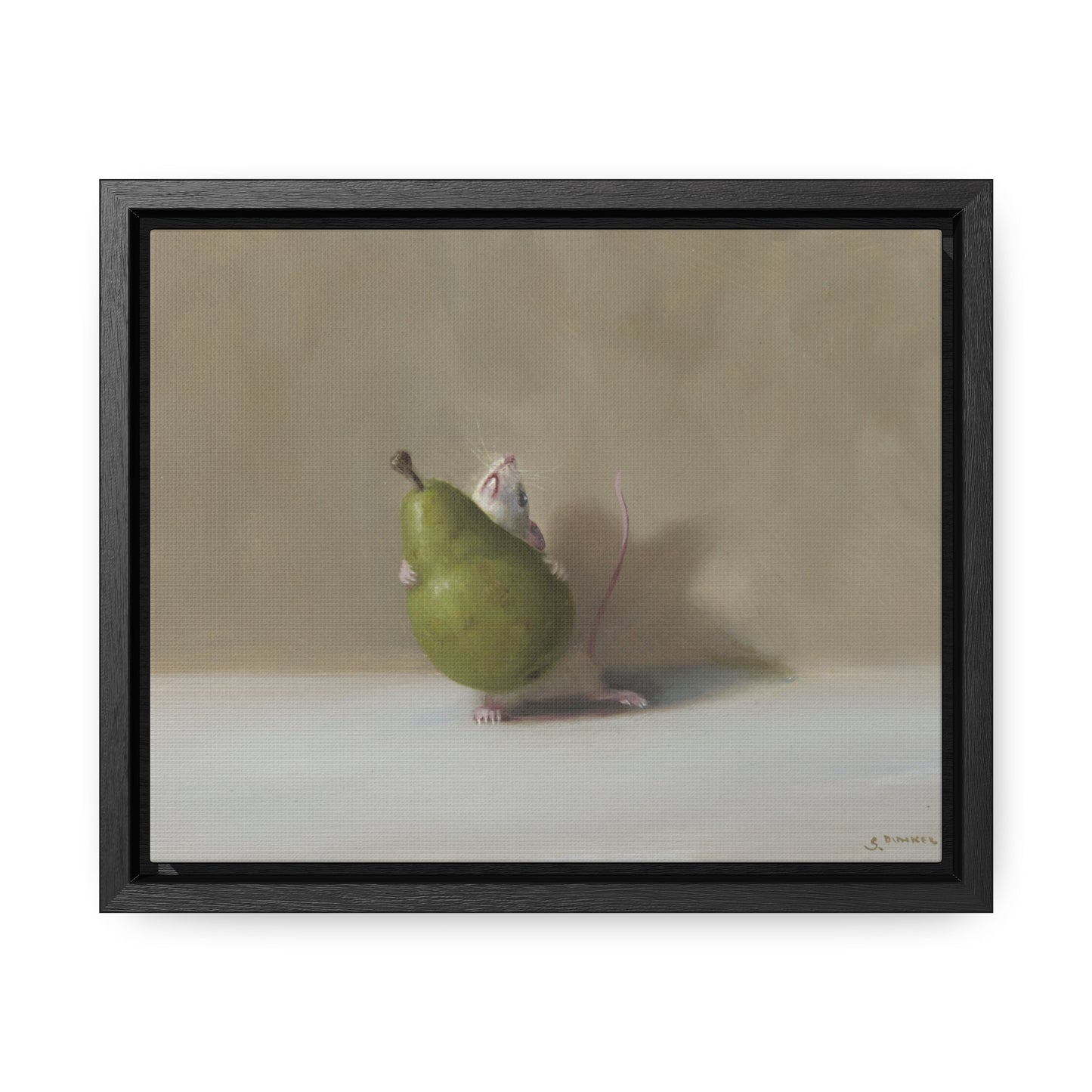 Stuart Dunkel: "Struggle" - Framed Canvas Reproduction