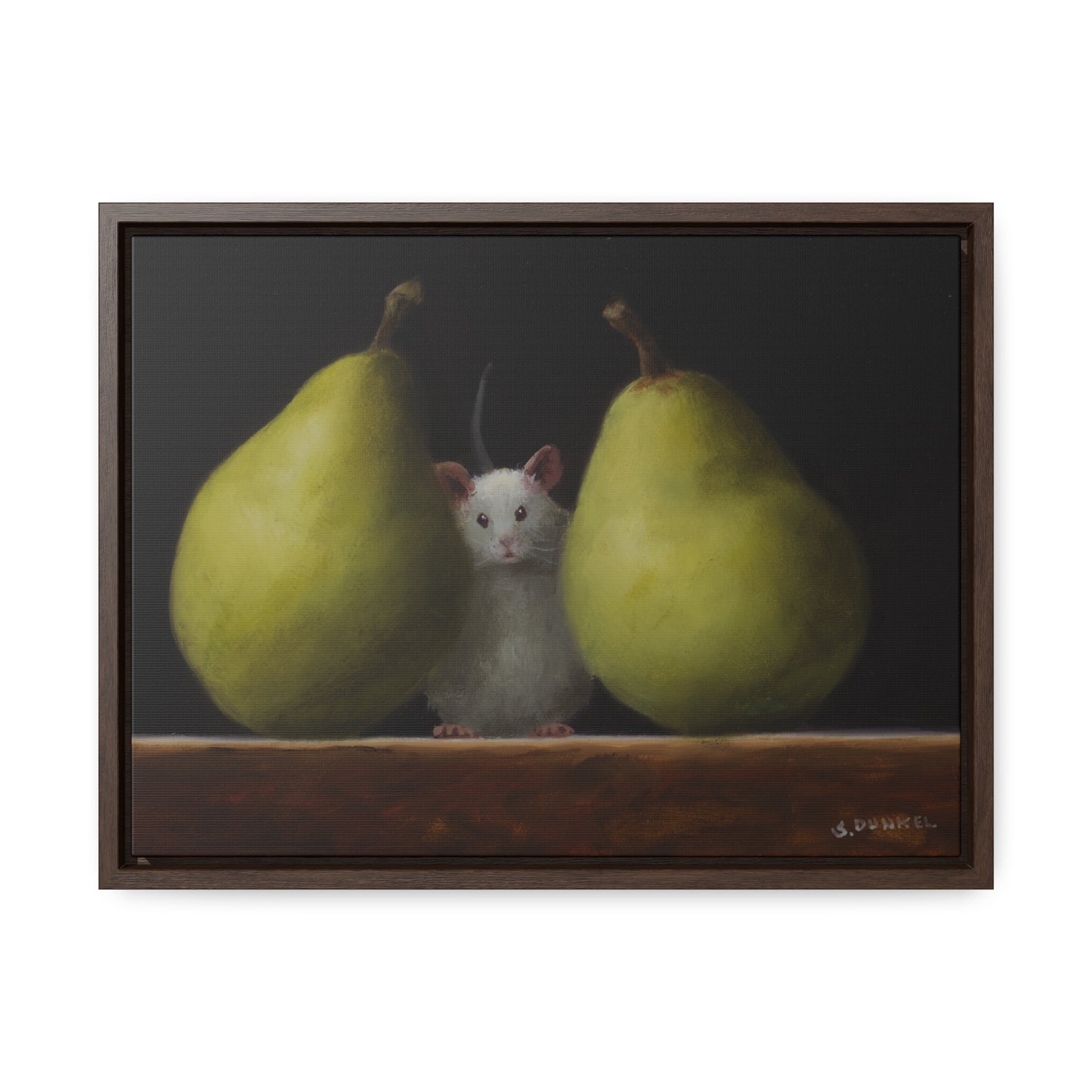 Stuart Dunkel: "Buddies" - Framed Canvas Reproduction