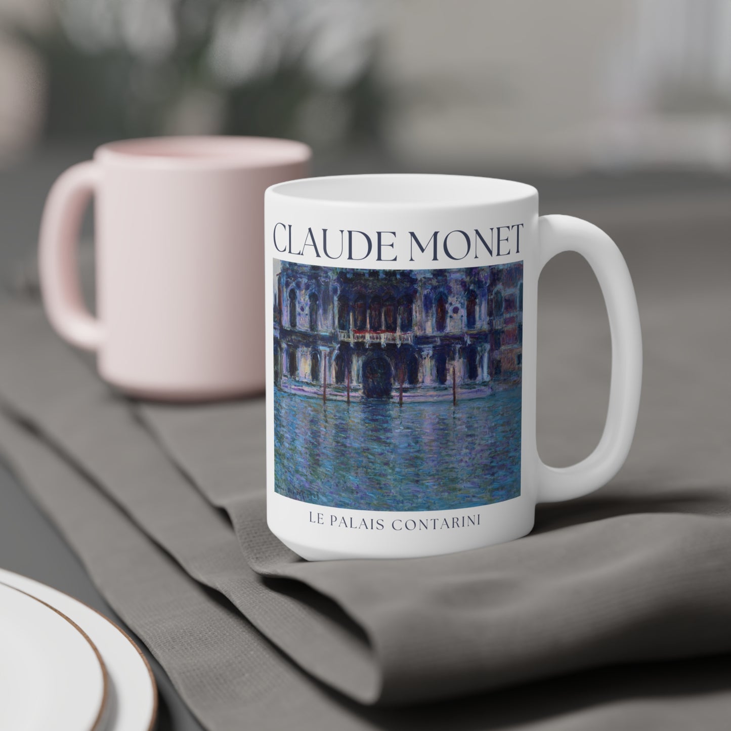 Claude Monet: "Le Palais Contarini" Ceramic Mug (11oz\15oz\20oz)