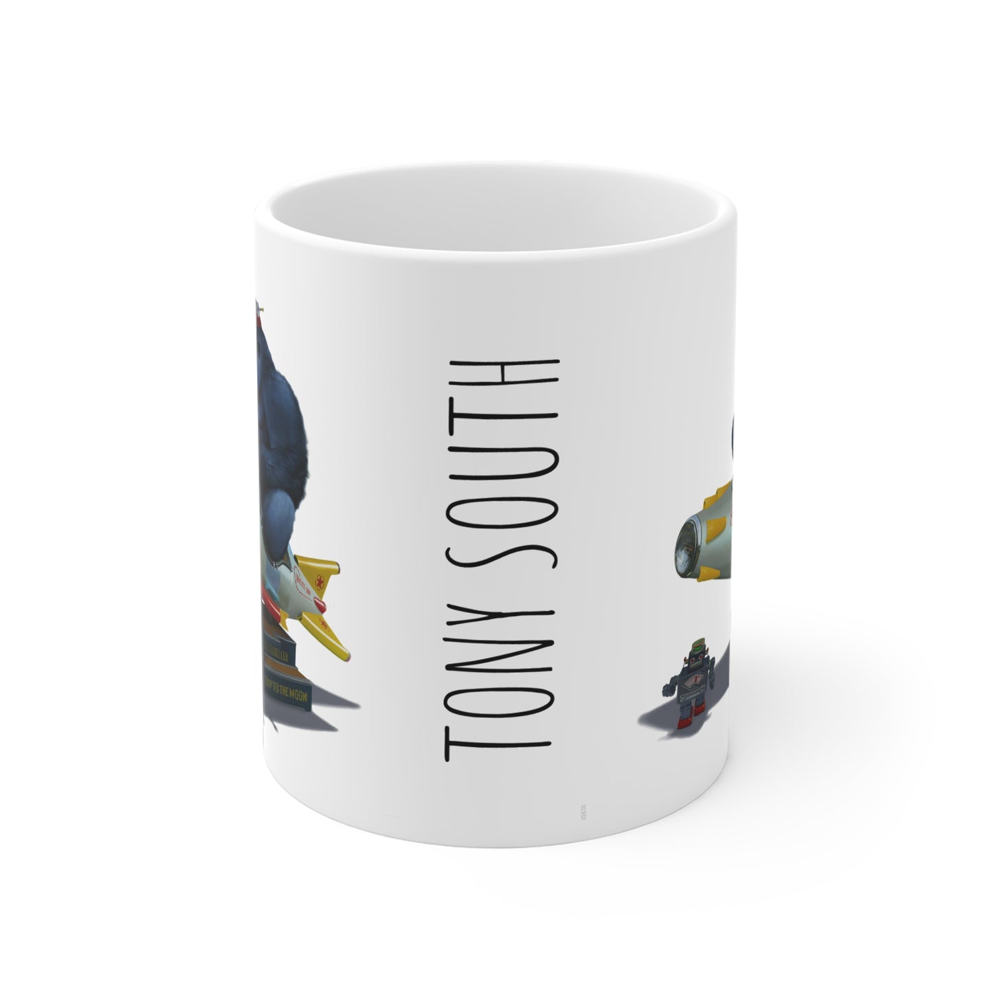 Tony South: "Destination Moon" Ceramic Mug (11oz\15oz\20oz)