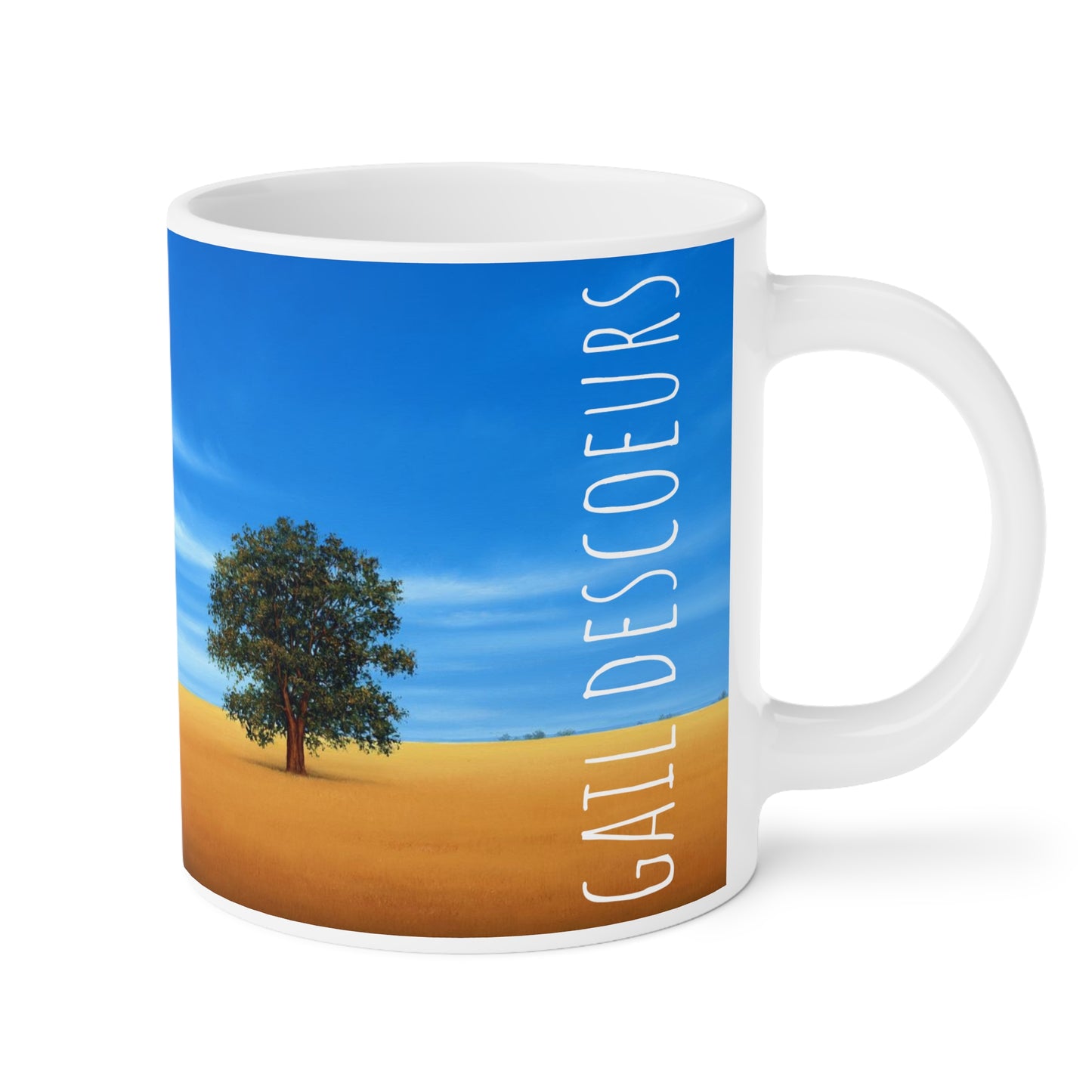 Gail Descoeurs: "Field of Gold" Ceramic Mug (11oz\15oz\20oz)