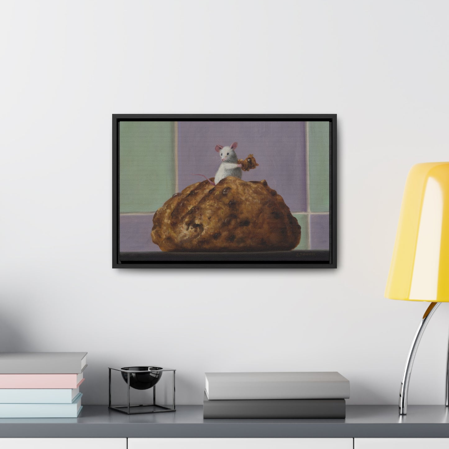 Stuart Dunkel: "Loafer" - Framed Canvas Reproductions