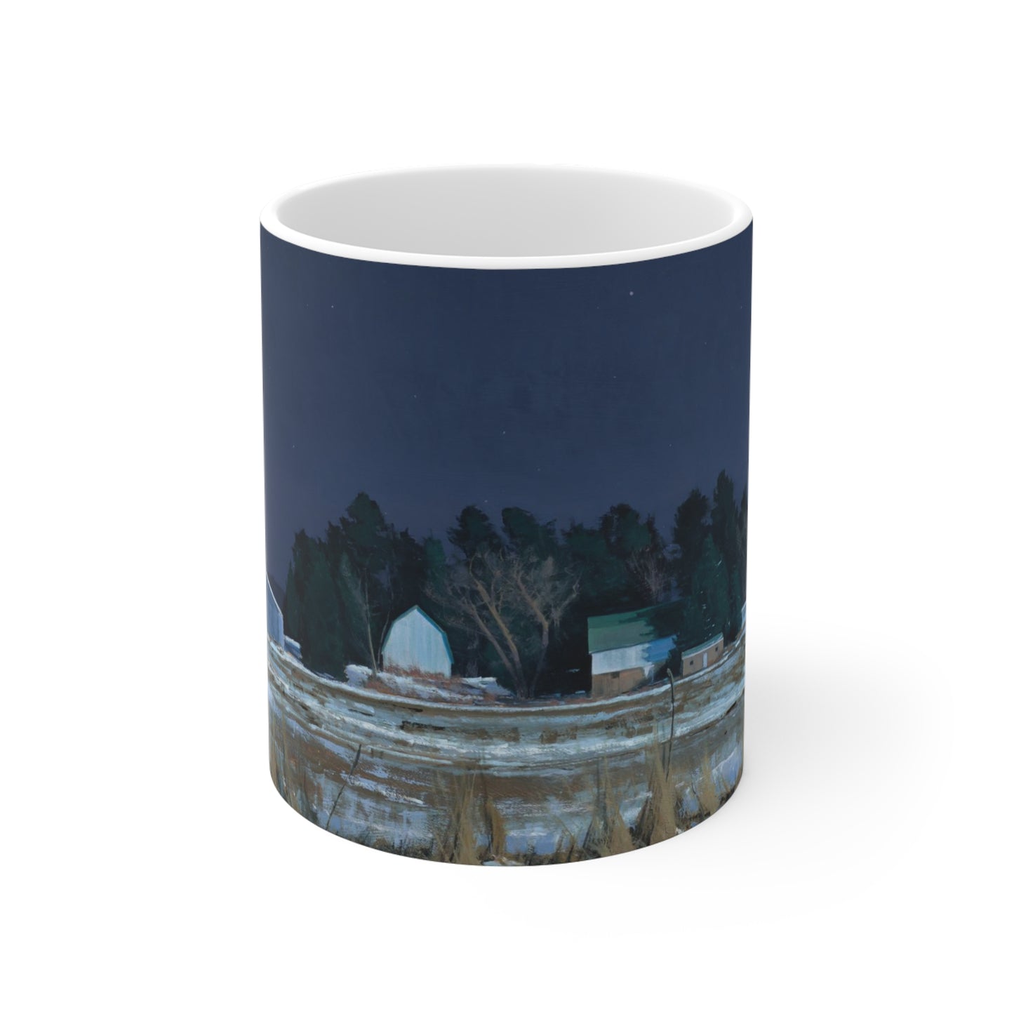 Ben Bauer: "Midnight at 20 Below" Ceramic Mug (11oz, 15oz, 20oz)