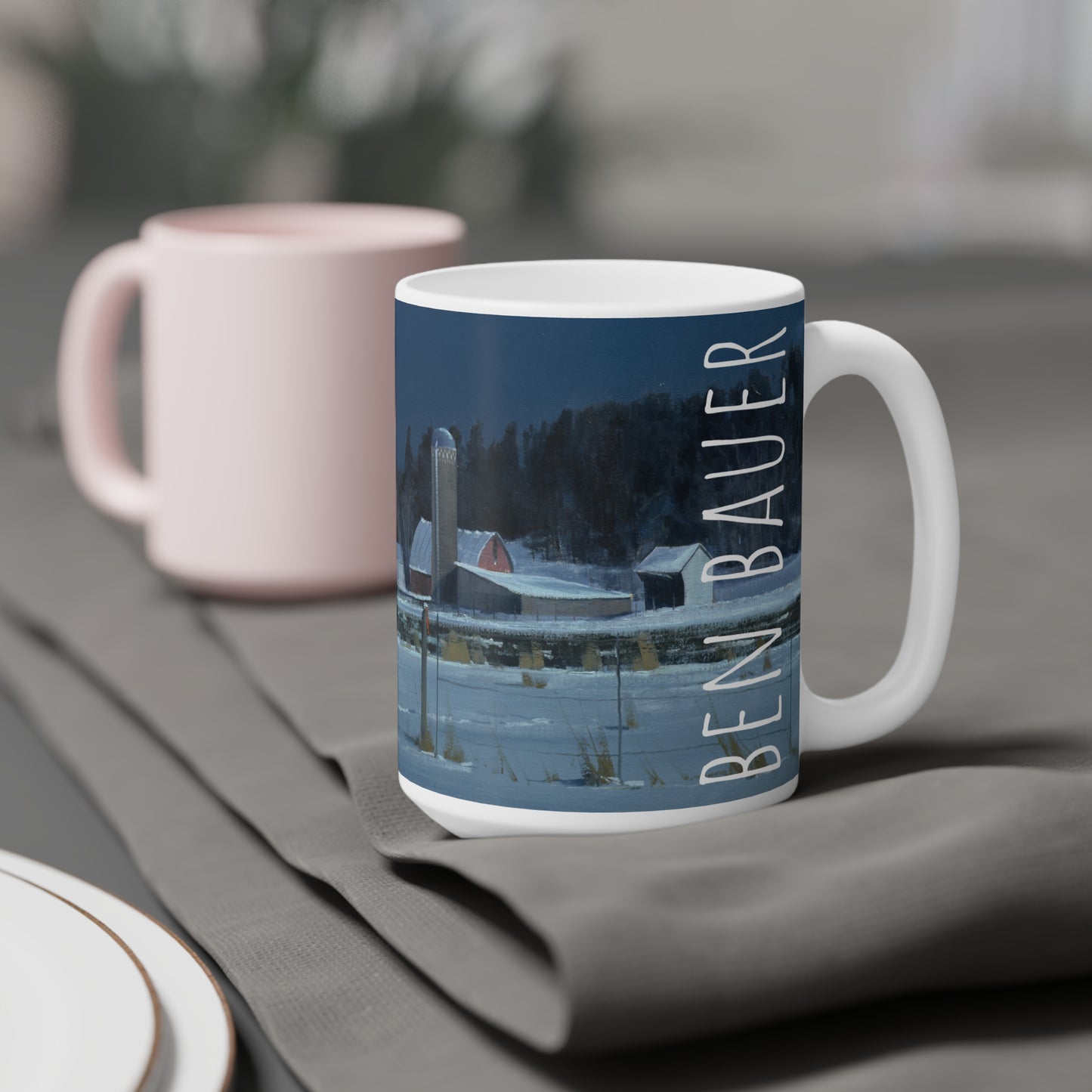 Ben Bauer: "Drifting Moonlight" Ceramic Mug (11oz, 15oz, 20oz)