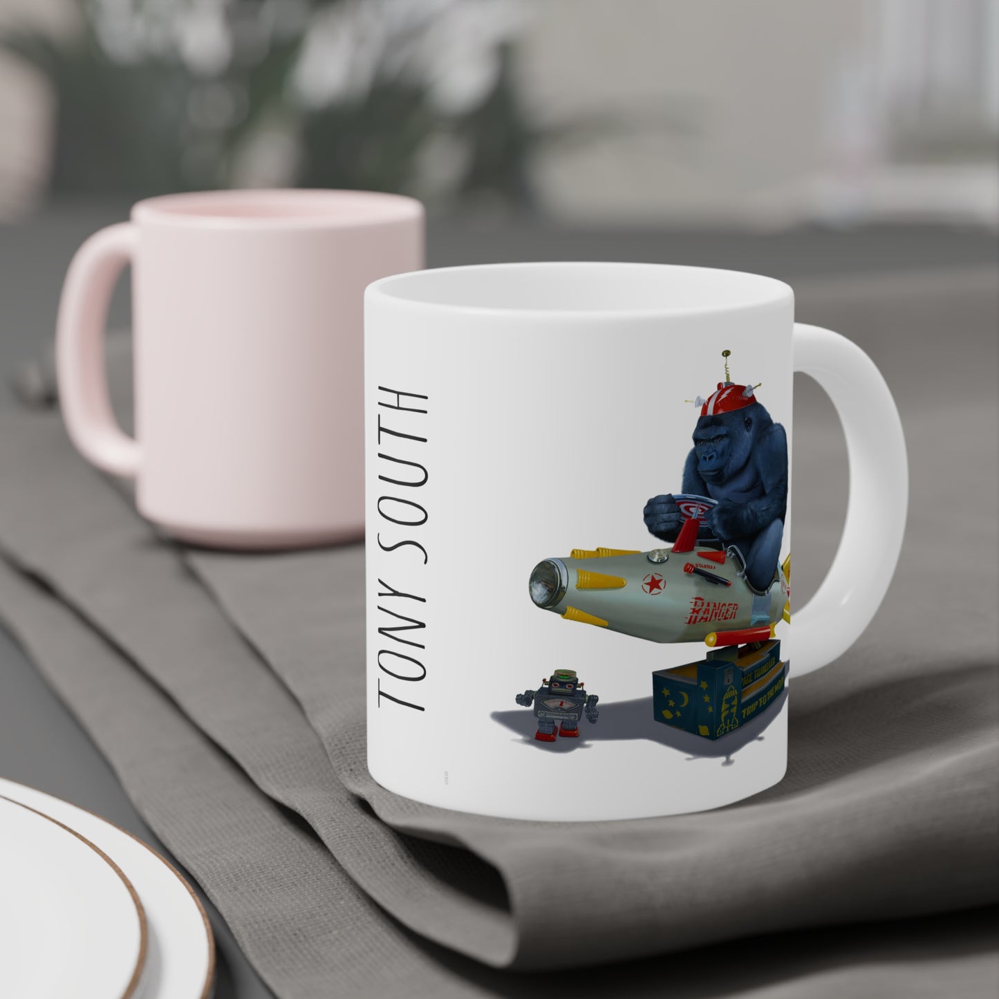 Tony South: "Destination Moon" Ceramic Mug (11oz\15oz\20oz)