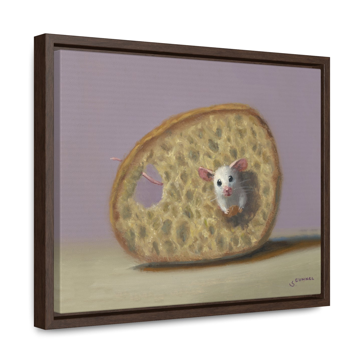 Stuart Dunkel: "Hide Out" - Framed Canvas Reproduction