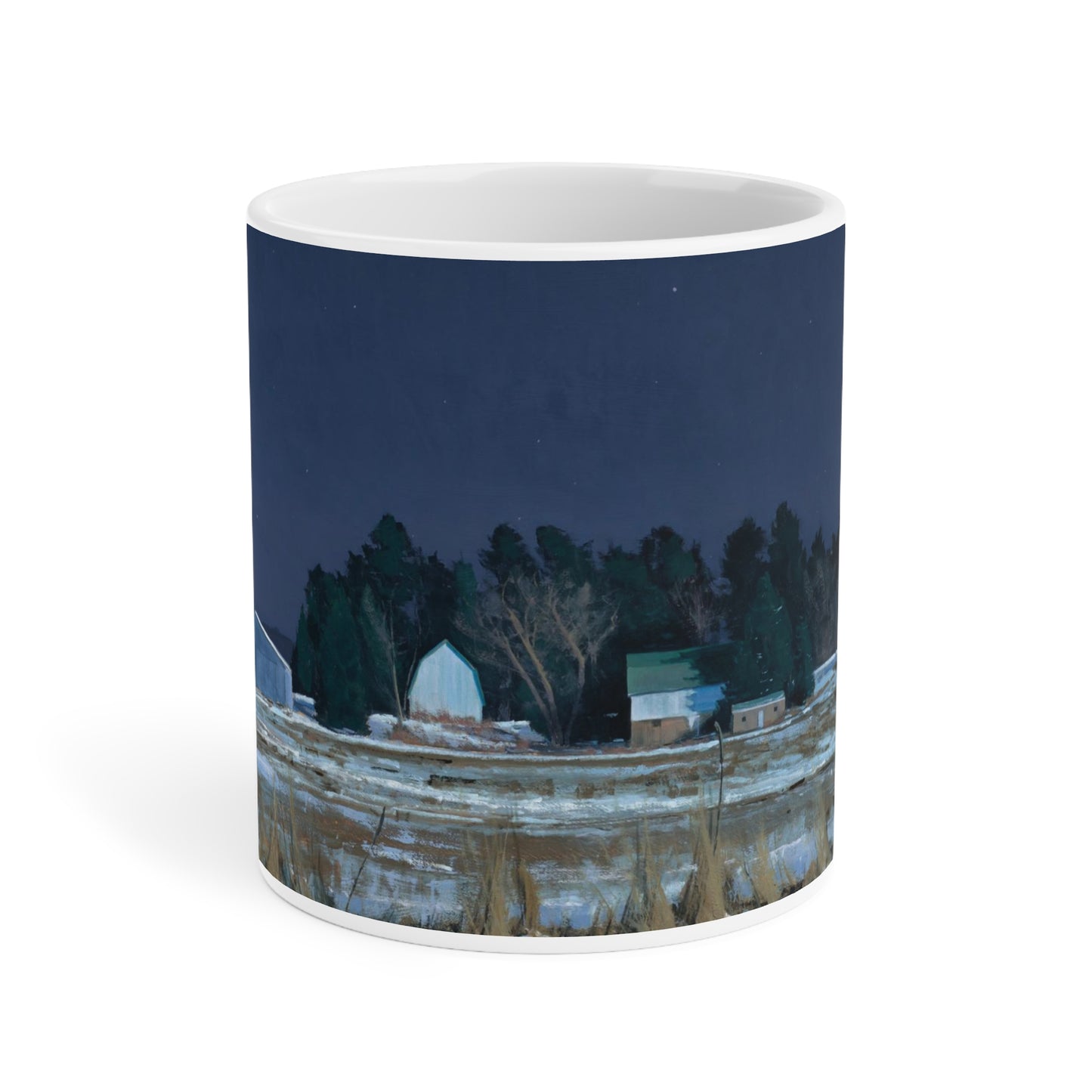 Ben Bauer: "Midnight at 20 Below" Ceramic Mug (11oz, 15oz, 20oz)