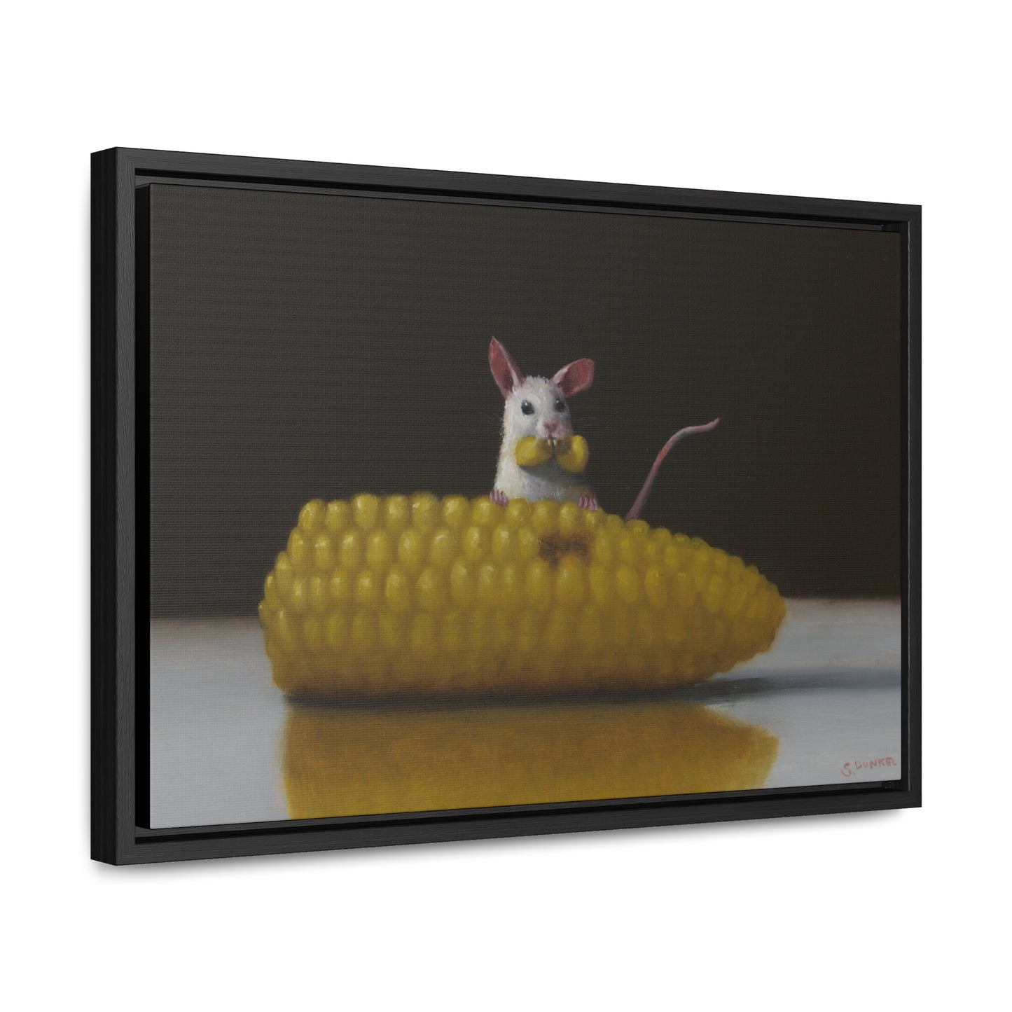 Stuart Dunkel's "Floss" - Framed Canvas Reproduction