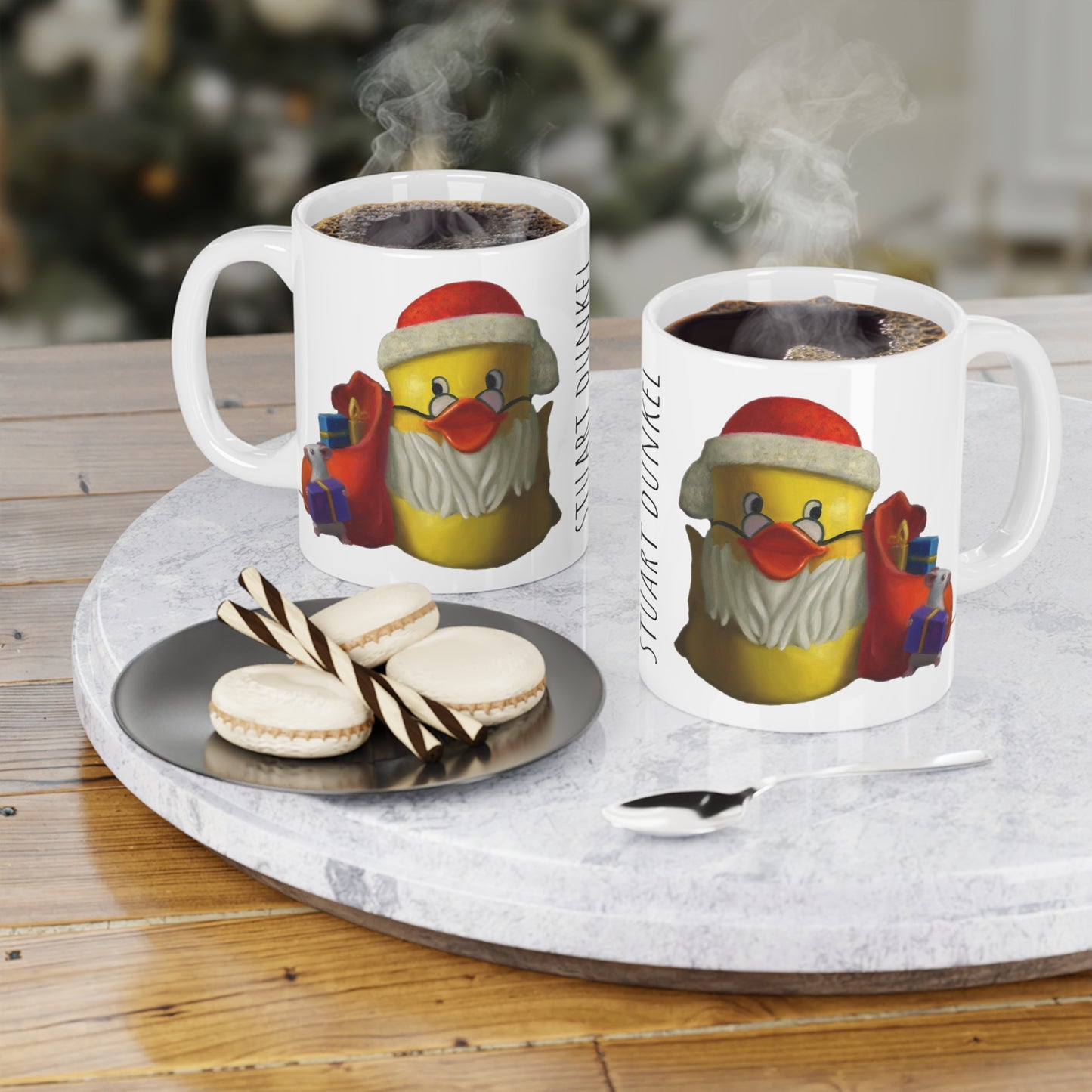 Stuart Dunkel: "Santa's Helper" Ceramic Mug (11oz\15oz\20oz)