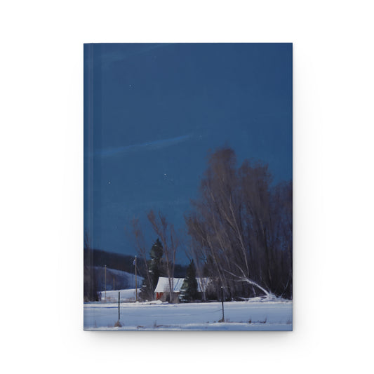 Ben Bauer: "Buffalo County, WI, Night Lights" - Hardcover Journal Matte