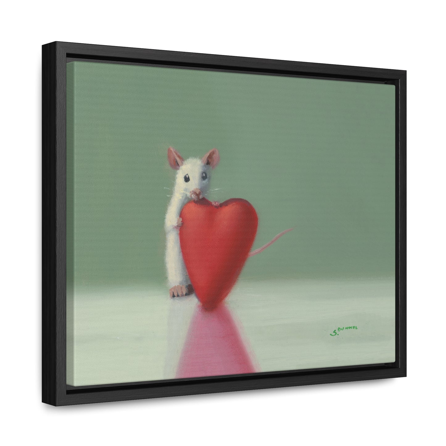 Stuart Dunkel: "Best Heart" - Framed Canvas Reproduction