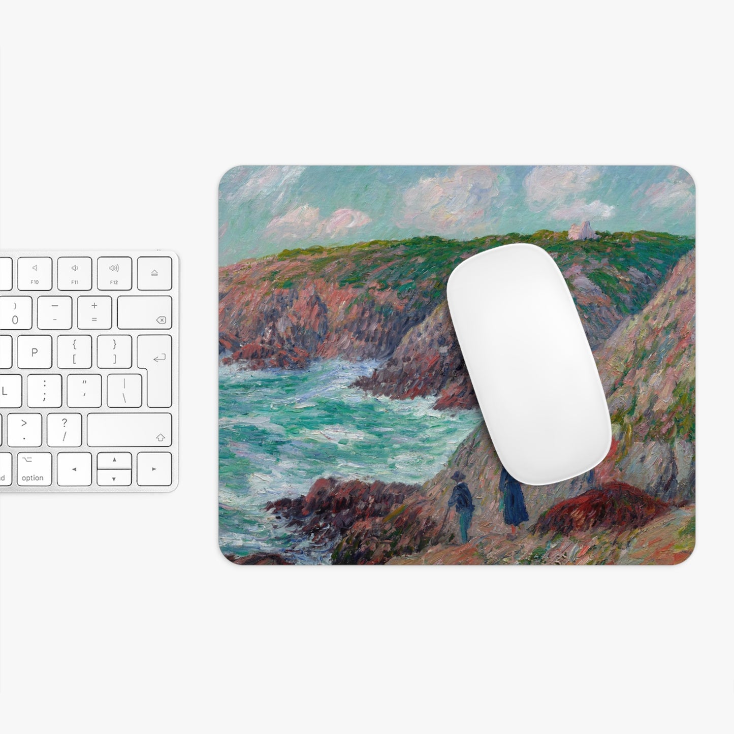 Henry Moret: "Falaises à Moëlan, Finistère" – Mouse Pad