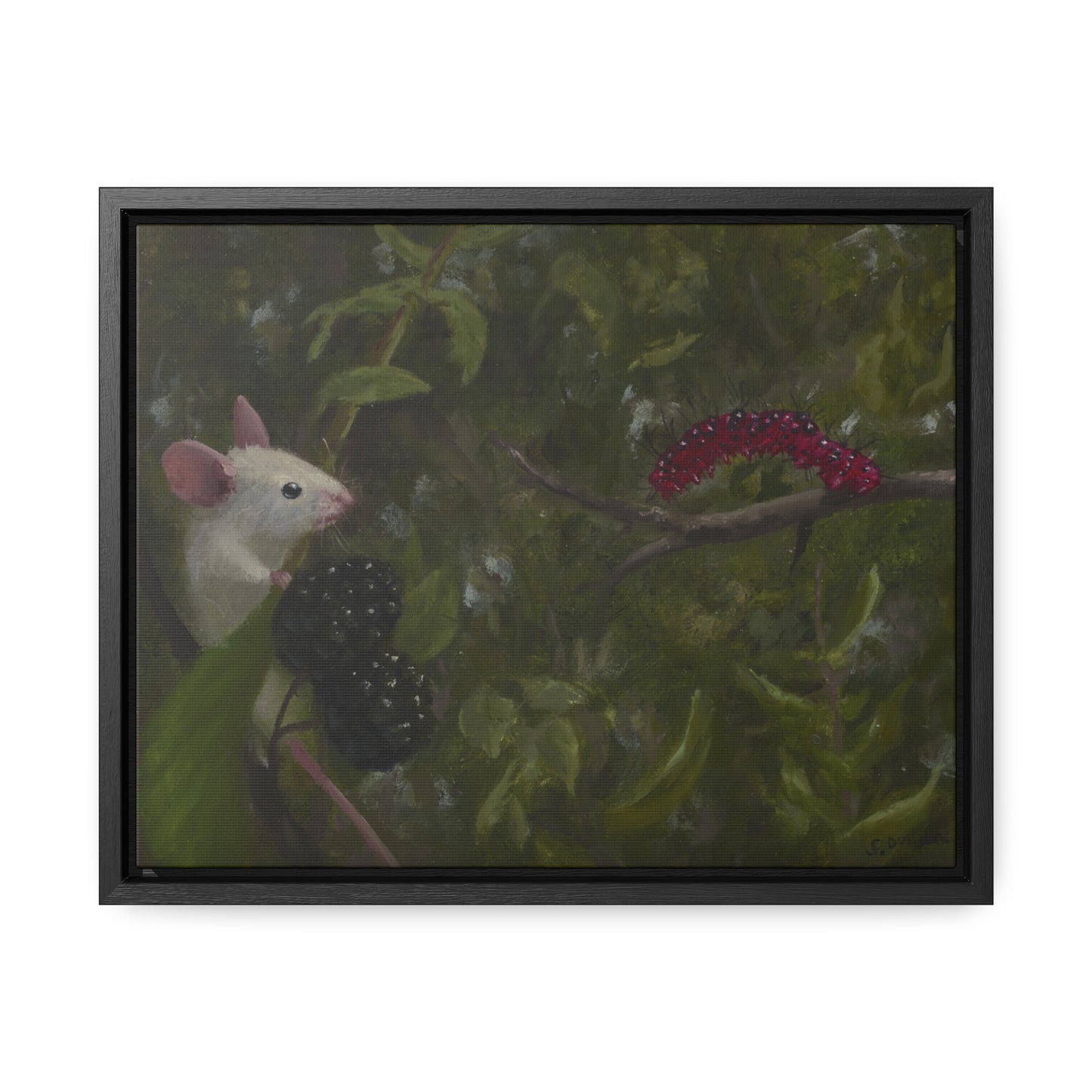 Stuart Dunkel: "Rivals" - Framed Canvas Reproduction