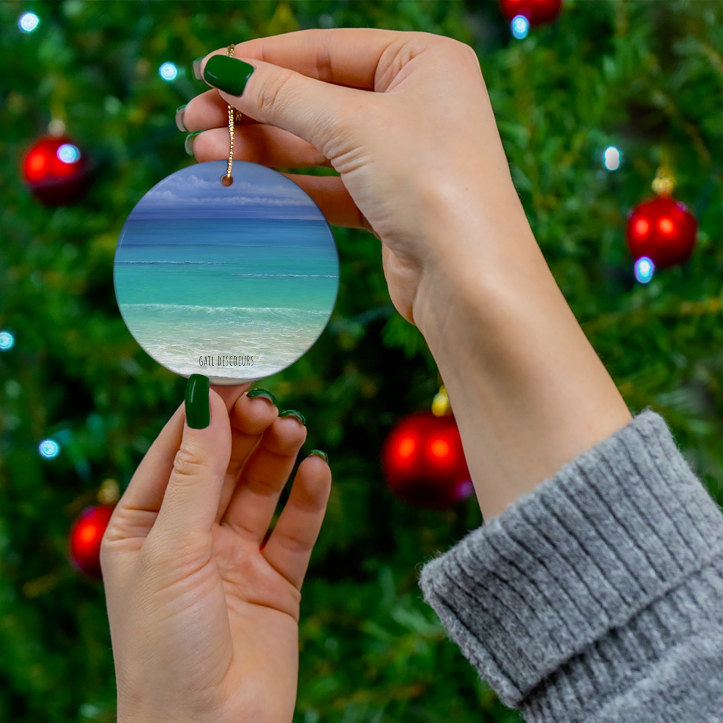 Holiday Ornament - Gail Descoeur's Mysterious Sea
