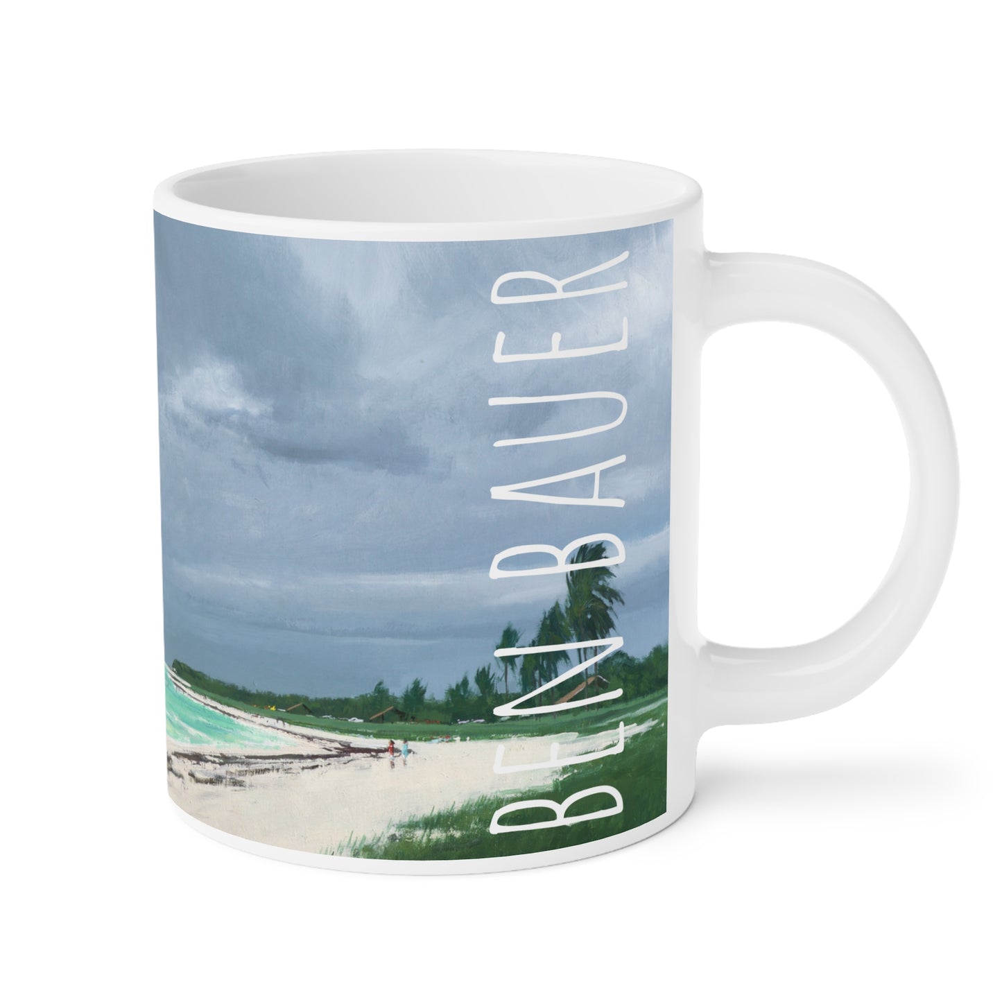 Ben Bauer: "Sandspur Beach, Florida" Ceramic Mug (11oz, 15oz, 20oz)