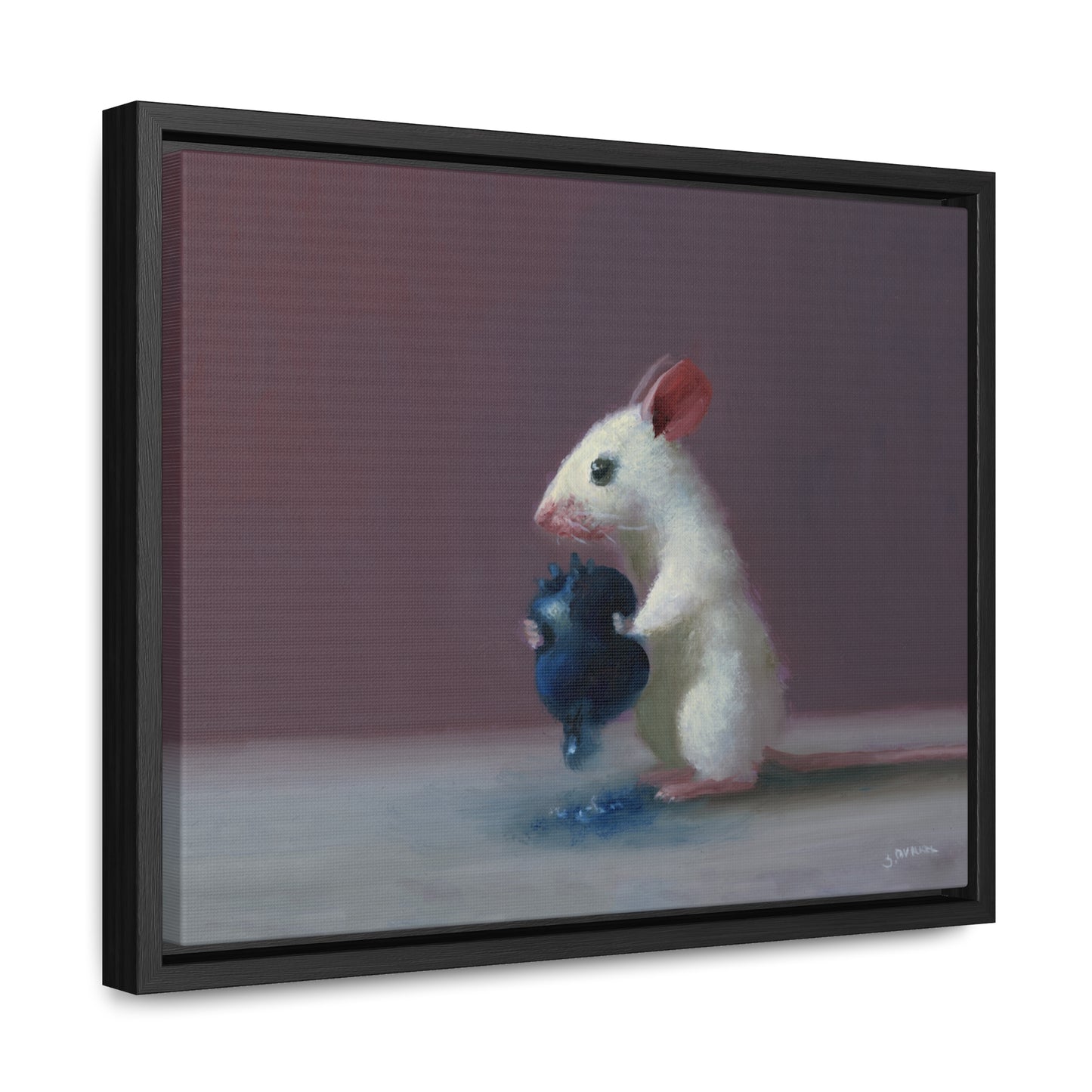 Stuart Dunkel: "Juicer" - Framed Canvas Reproduction