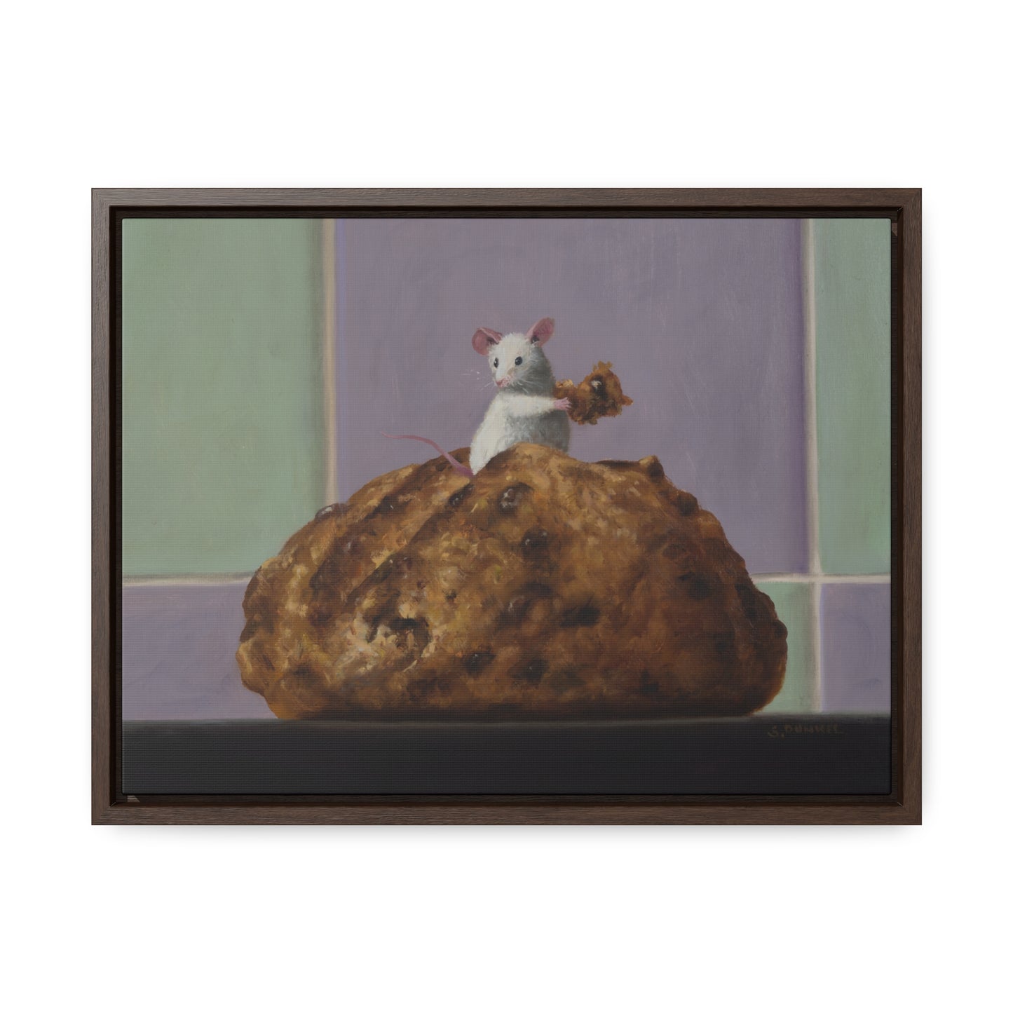 Stuart Dunkel: "Loafer" - Framed Canvas Reproductions