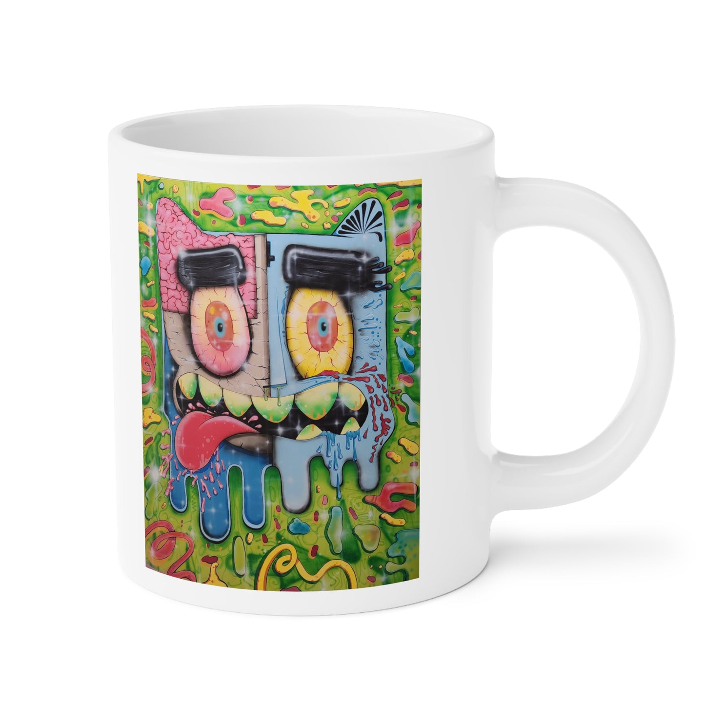 Lenny Vuitton: "Anatomy of the Holli Gan" Ceramic Mugs (The Art of Subversion)