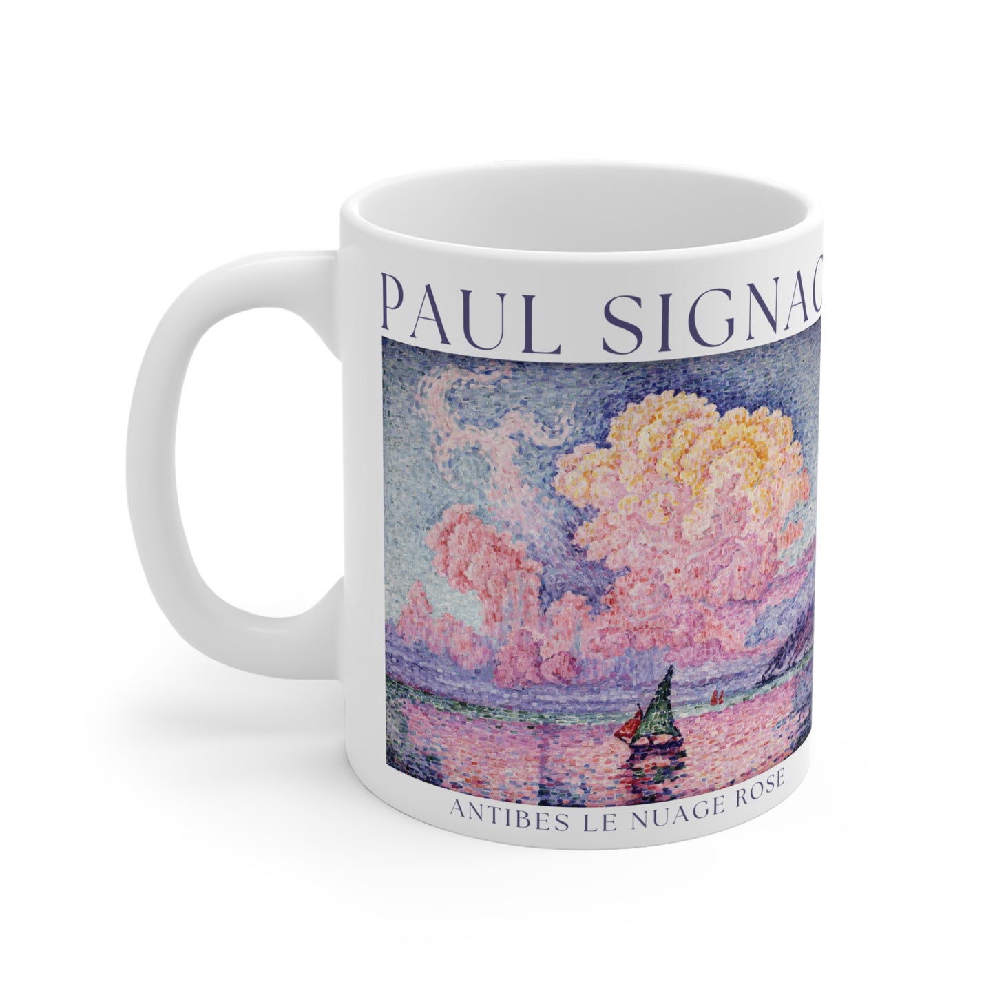 Paul Signac: "Antibes Le Nuage Rose" Ceramic Mug (11oz\15oz\20oz)