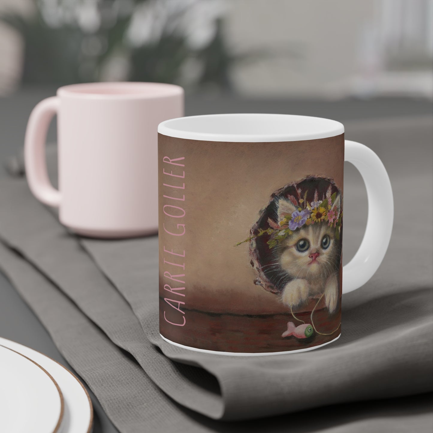 Carrie Goller: "Brutus" Ceramic Mug (11oz\15oz\20oz)